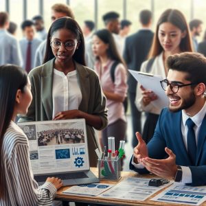 Career fair montage image