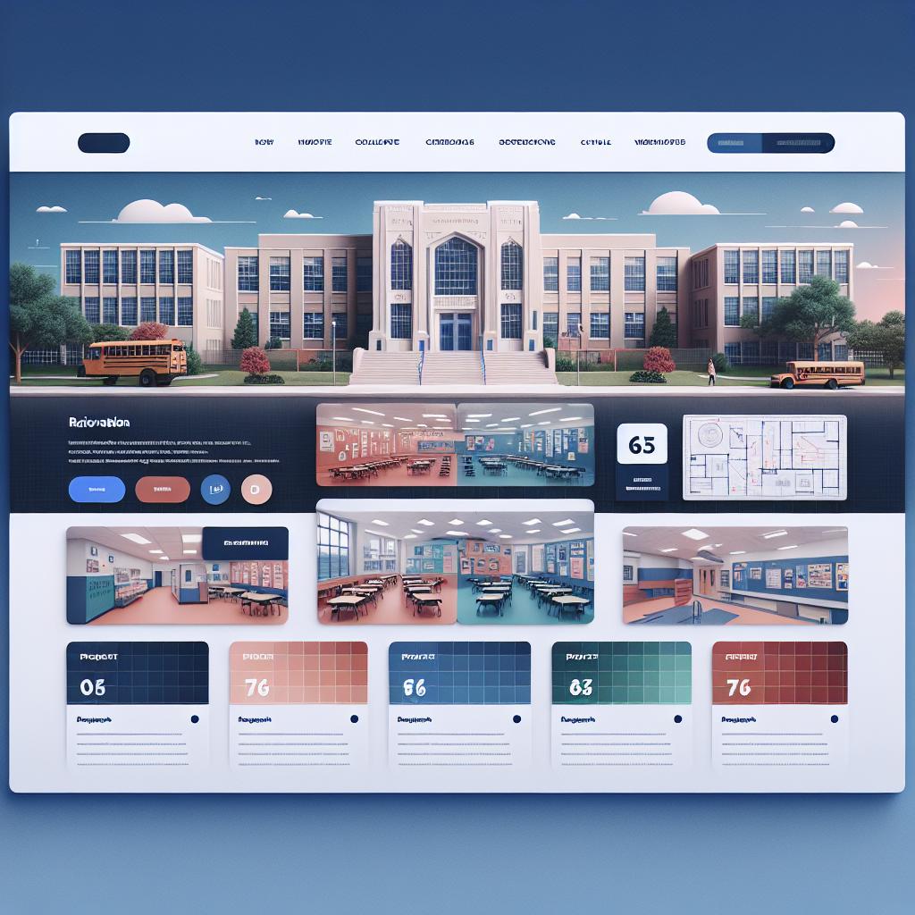 School Renovation Web Design