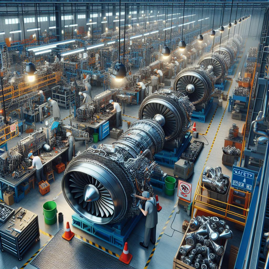 Aviation engine production facility.