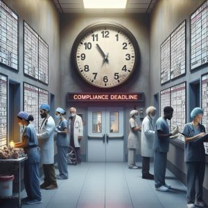 Hospital compliance deadline approaching.