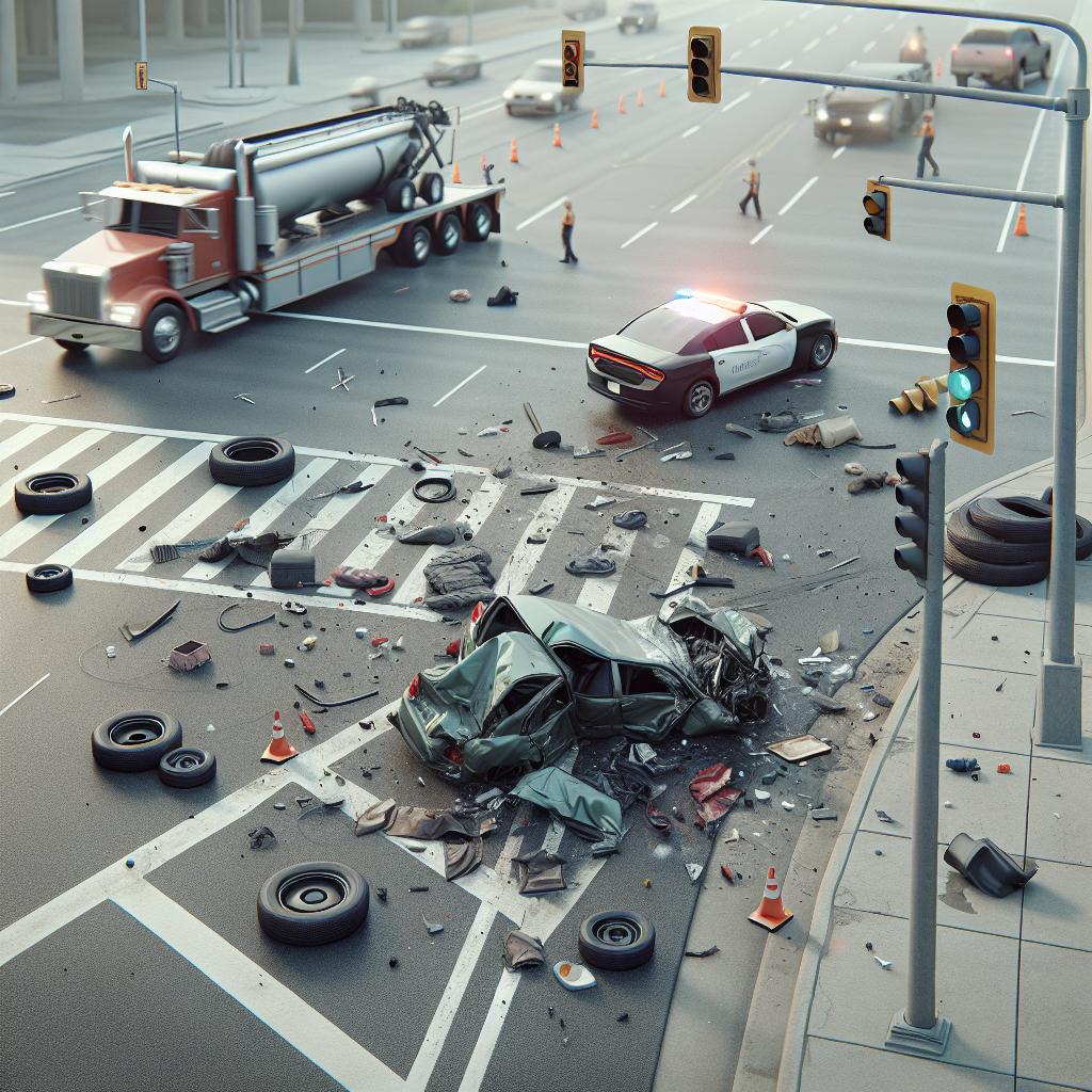 Intersection Collision Aftermath