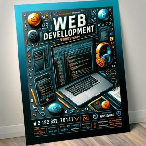 Web development workshop poster