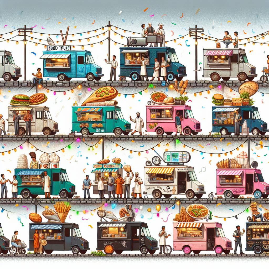 Food truck evolution celebration.