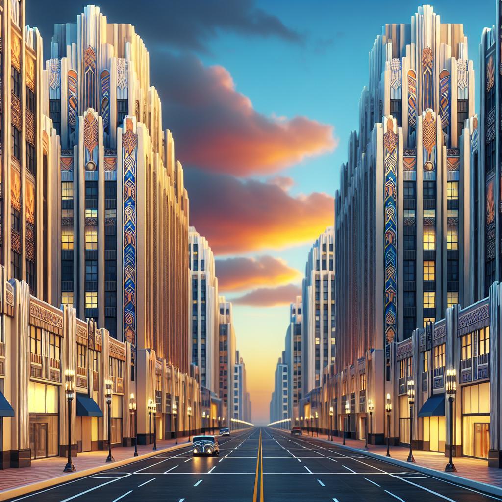 Art Deco revival city