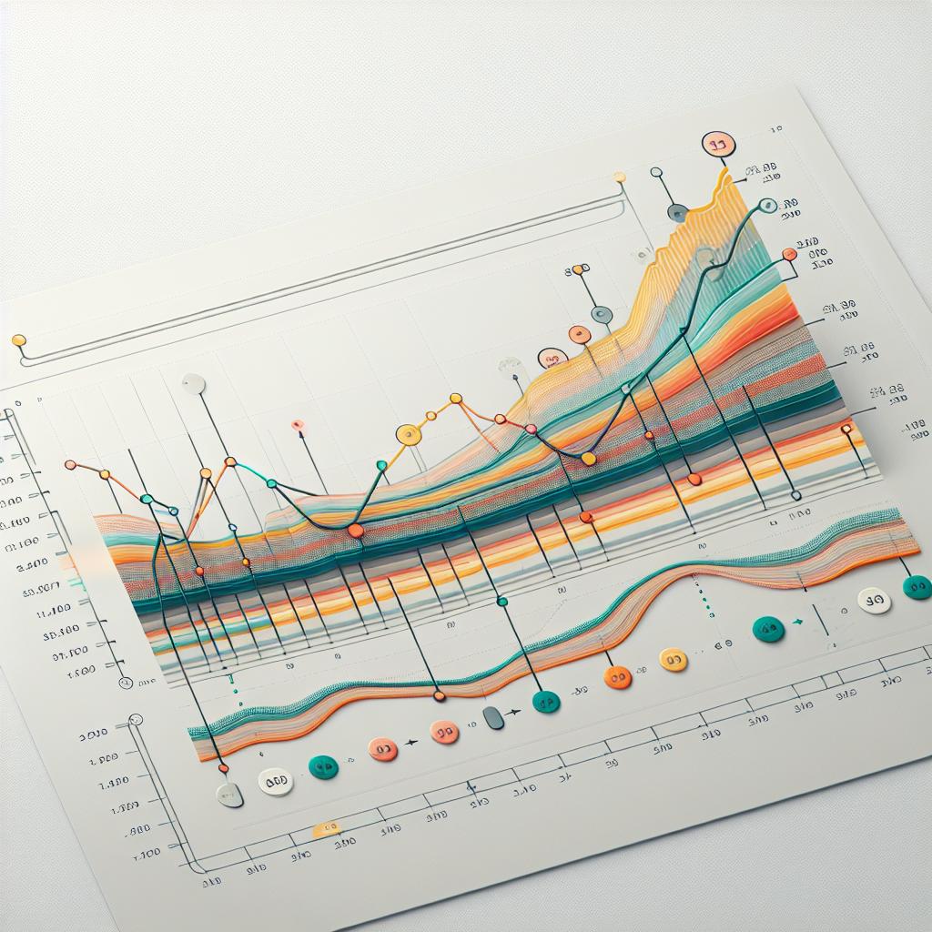 Gas price chart illustration.