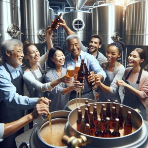 Family-run brewery celebration concept