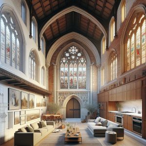 Historic church conversion project.