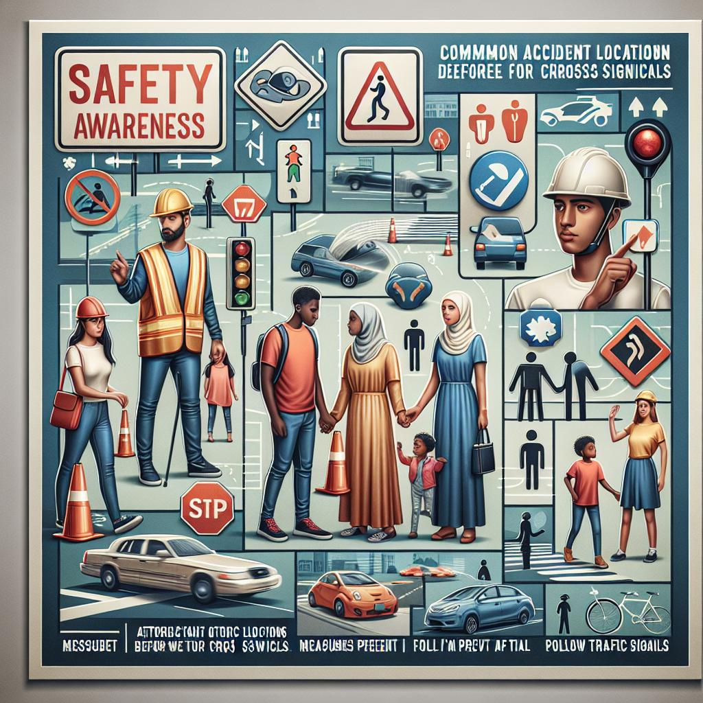 Community safety awareness poster.