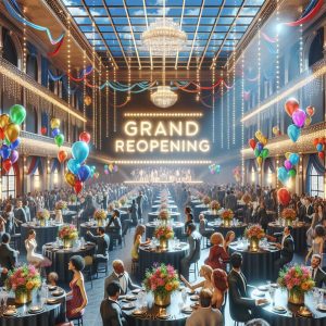 Grand reopening celebration venue