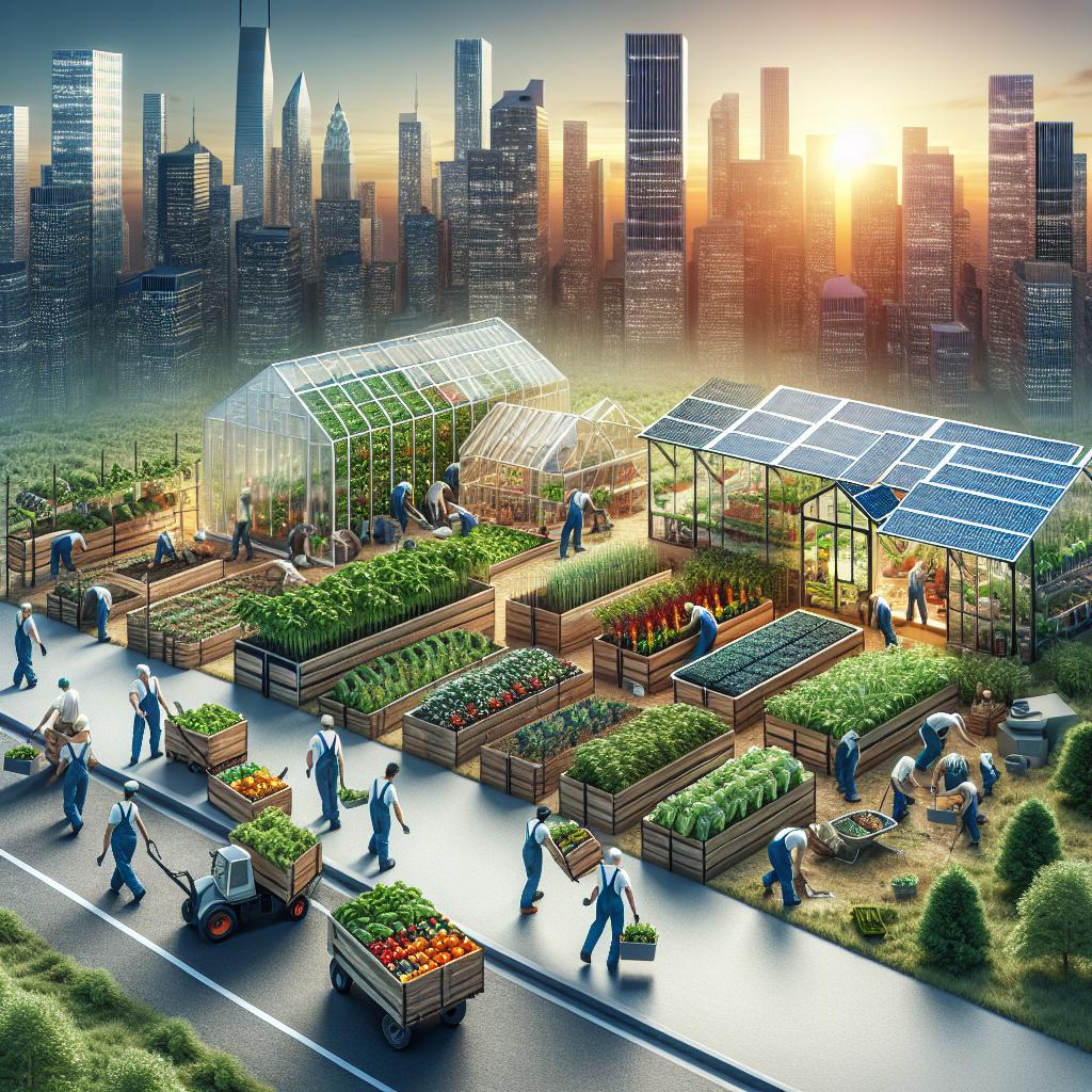 Urban farm relocation concept