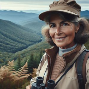 Appalachian Trail volunteer portrait.