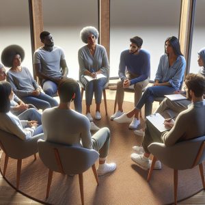 Supportive group therapy session