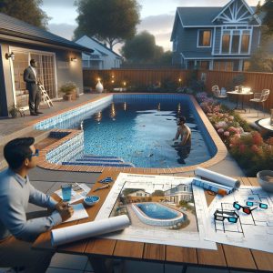 Pool renovation project concept