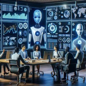 "Digital meeting with AI"