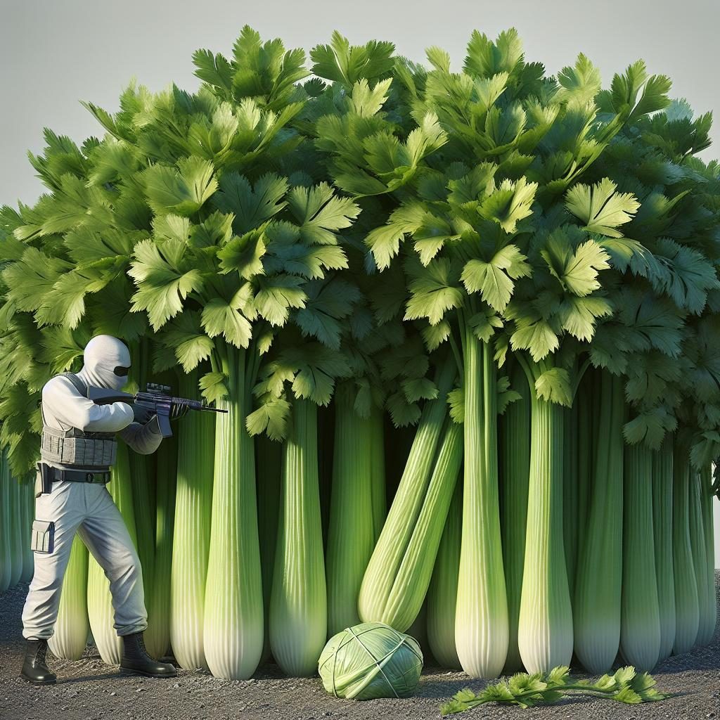 Meth hidden in celery.