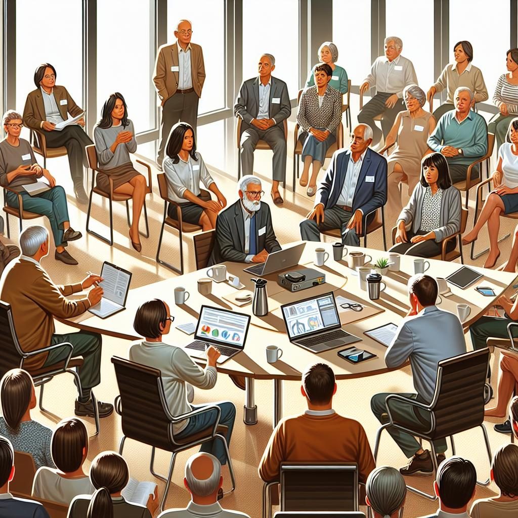 Public input meeting illustration