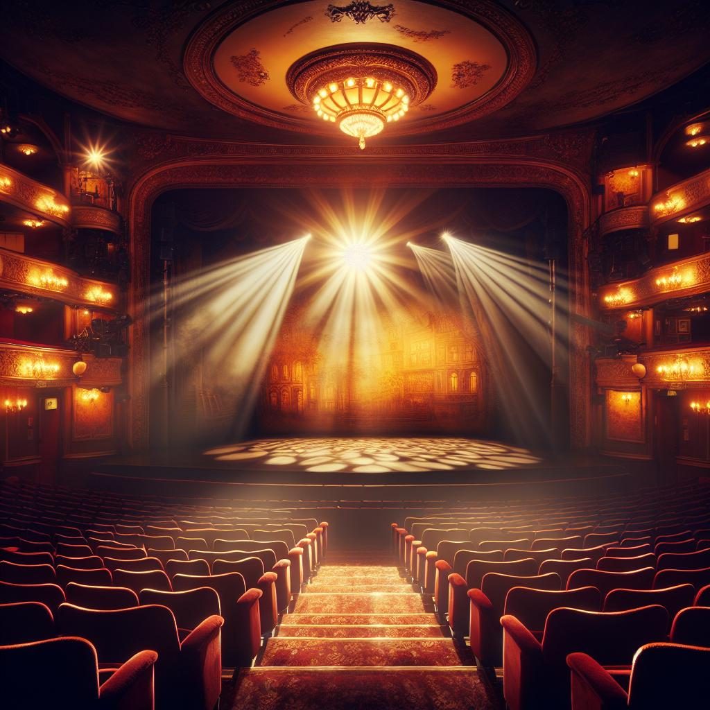 Theater Stage Spotlight Showcase