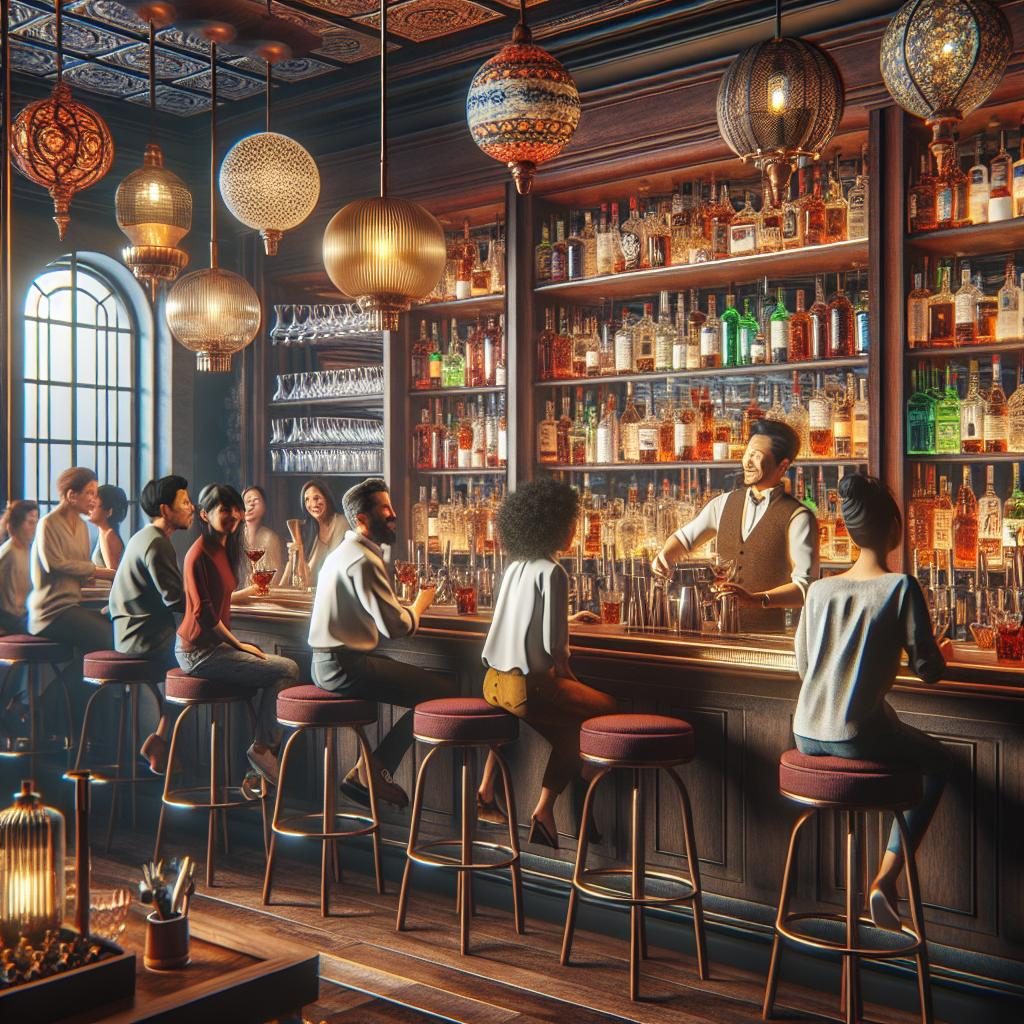 Cozy bar atmosphere