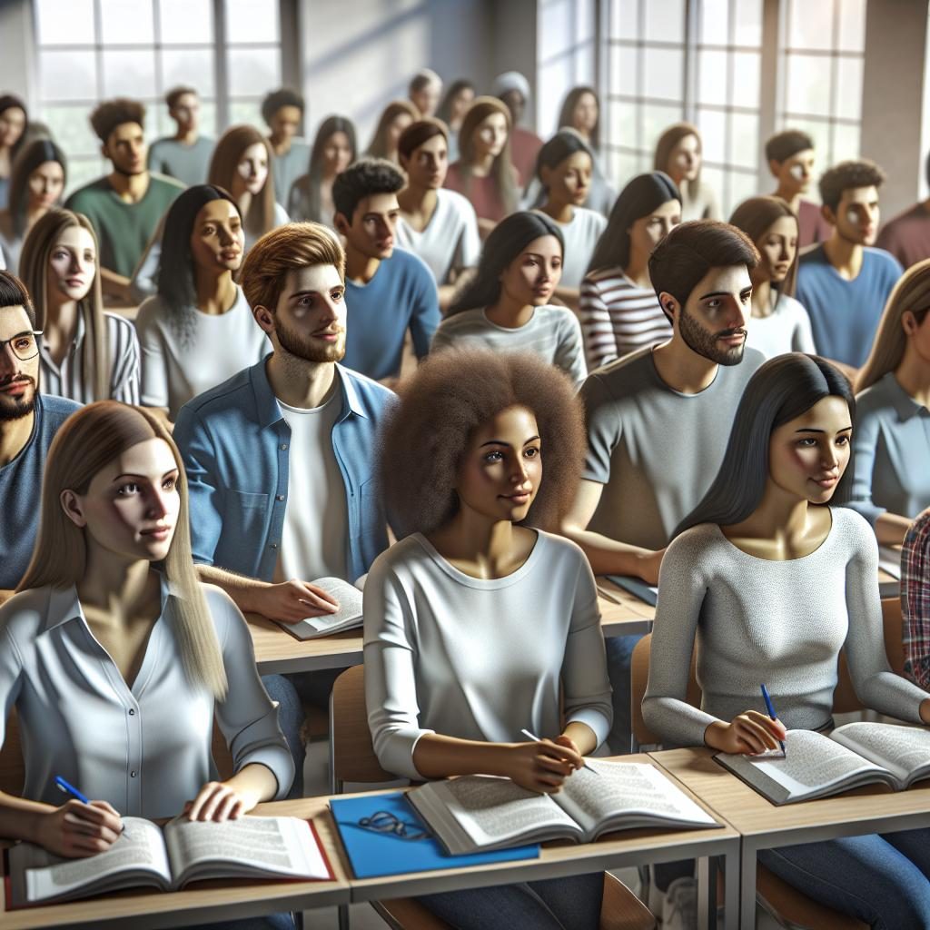 Hopeful students learning