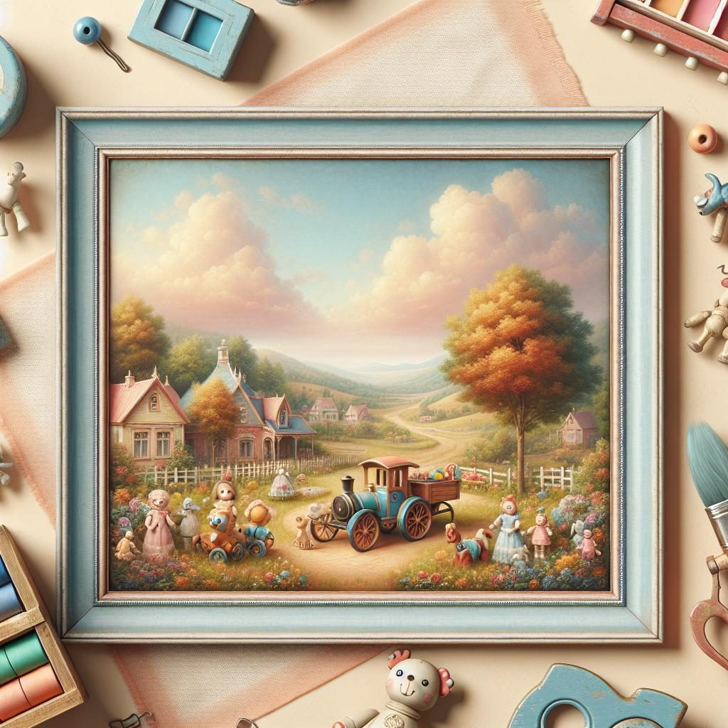 Playful Nostalgic Art