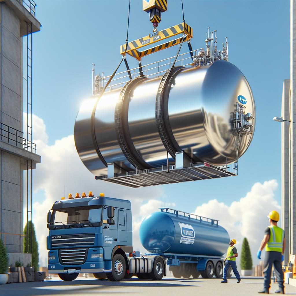 Water tank delivery