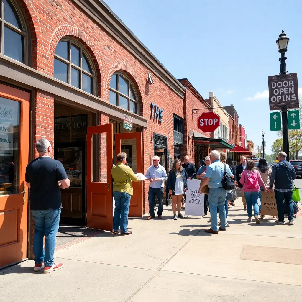 Asheville's Doors Open Downtown Initiative Spreads Joy and Support Amid Recovery Efforts