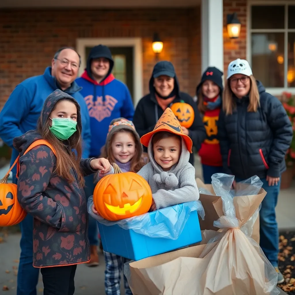 Volunteers in Hickory Bring Halloween Cheer to Kids Affected by Hurricane Helene