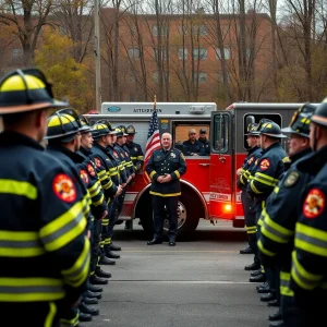 Asheville Firefighters Gather to Honor Fallen Chief Tony Garrison