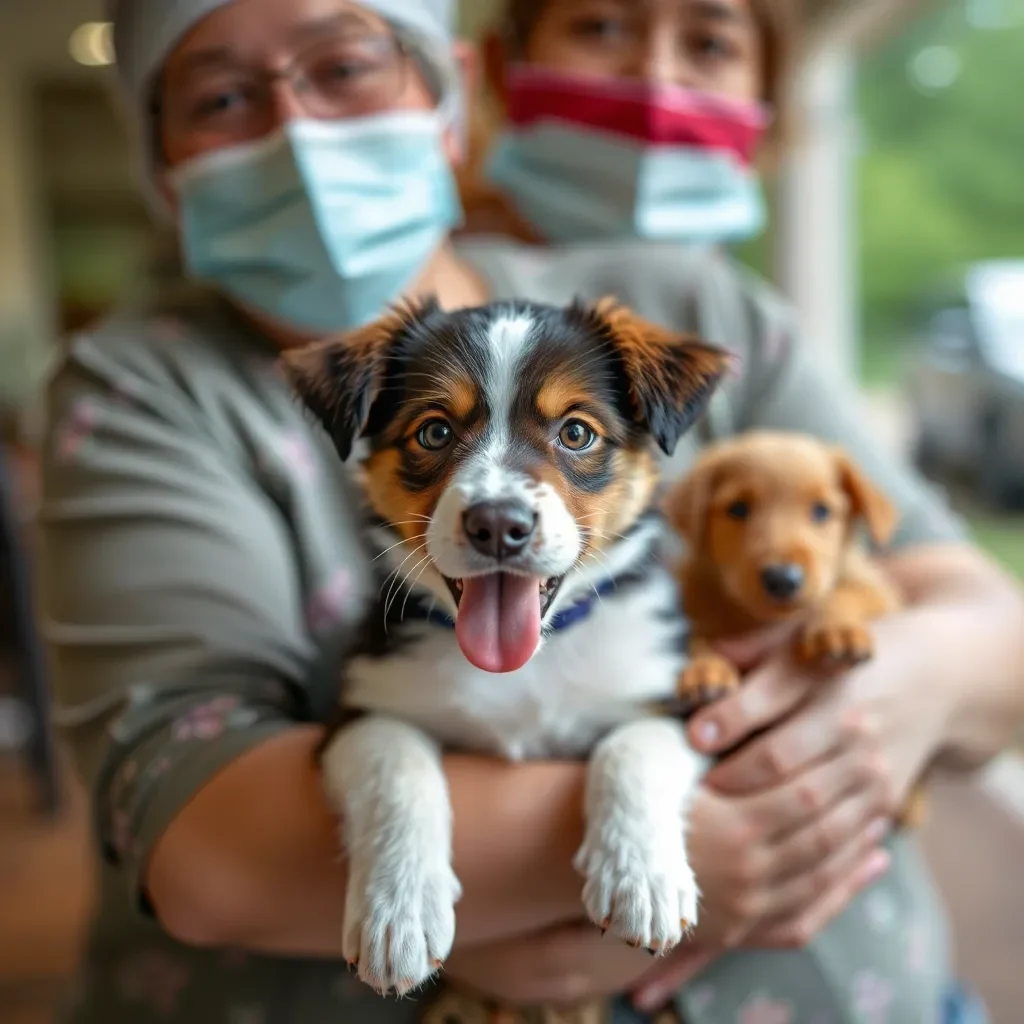 Asheville Residents Find Comfort and Joy Through Heartwarming Puppy Visits After Hurricane Helene