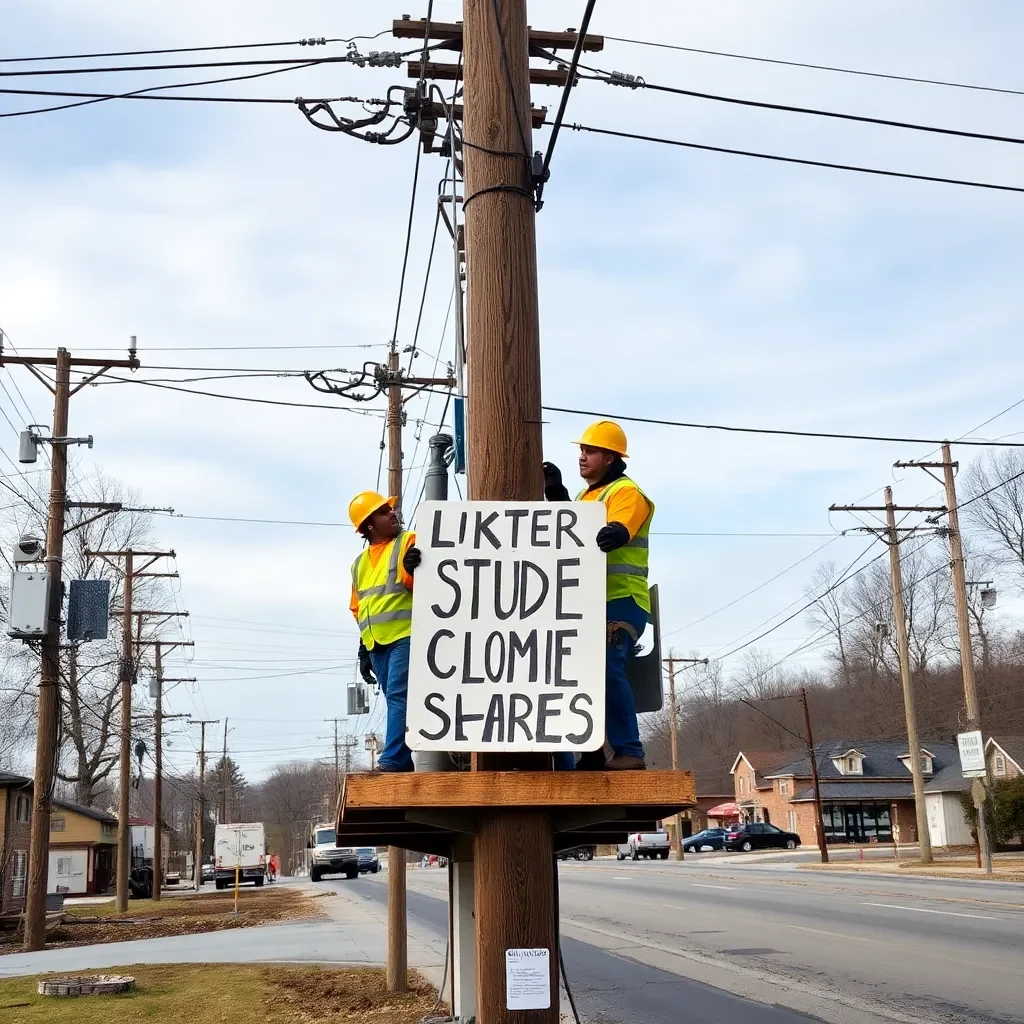 Linemen in Asheville Stage Work Stoppage Over Unpaid Wages Amid Hurricane Recovery Efforts