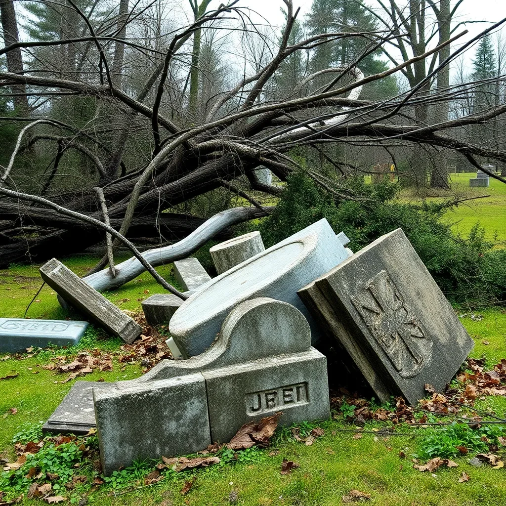 Asheville's Riverside Cemetery Devastated by Tropical Storm Helene