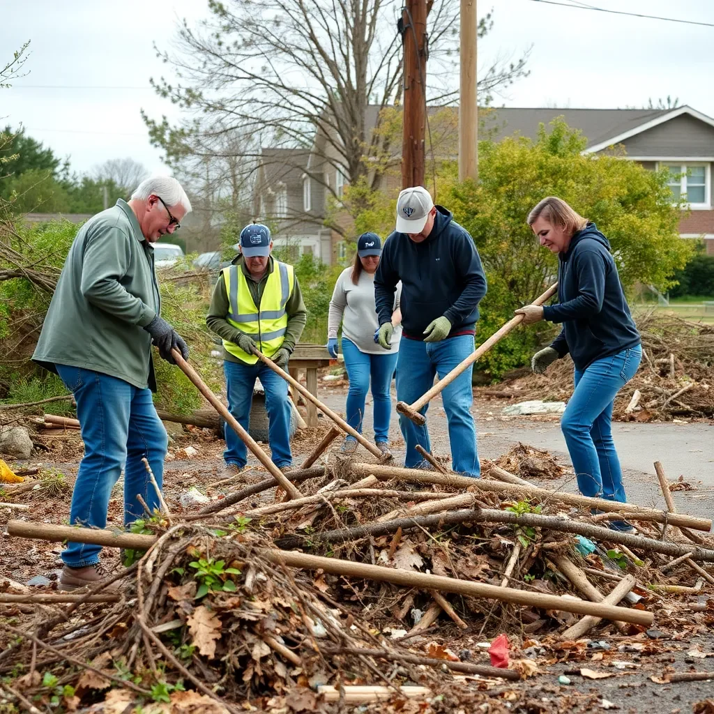 Community Unites for Recovery Efforts in Black Mountain After Hurricane Helene Destruction