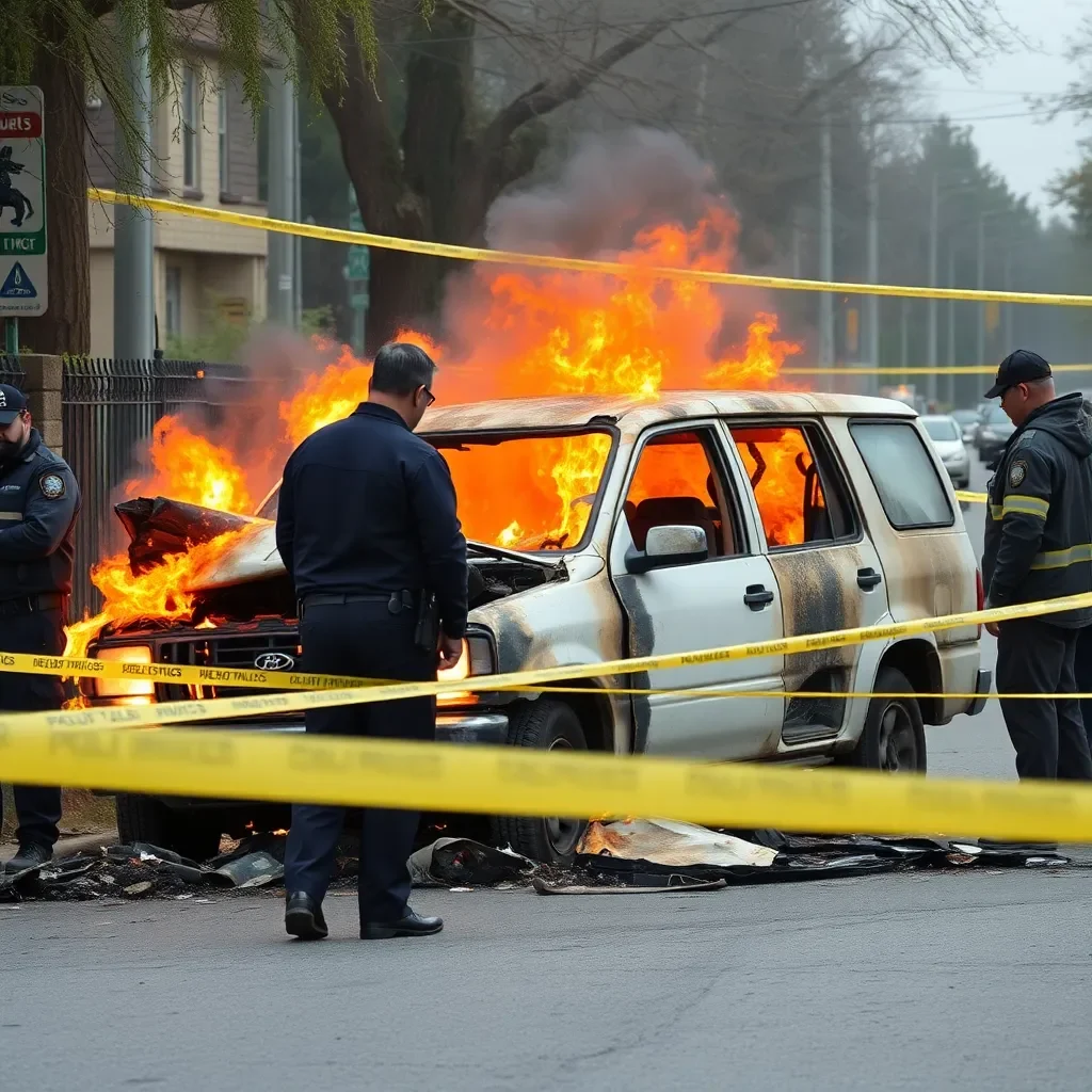 Arrest Made in Connection with Asheville Vehicle Arson Incident