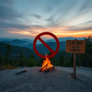 Fire Ban Implemented in Asheville, NC Amid Rising Fire Risks