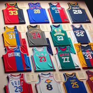 Basketball jerseys and trades