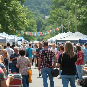 Community festival in Asheville showing local culture and festivities