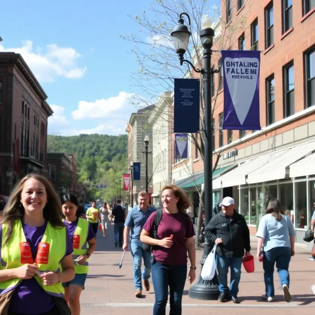 Community Ambassadors in Downtown Asheville