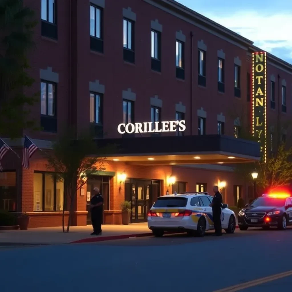 Authorities responding to a situation at a hotel in Asheville, NC.