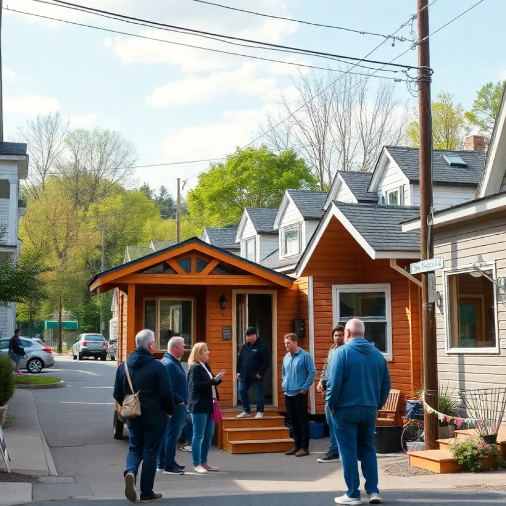 Community discussion on housing solutions in Asheville.