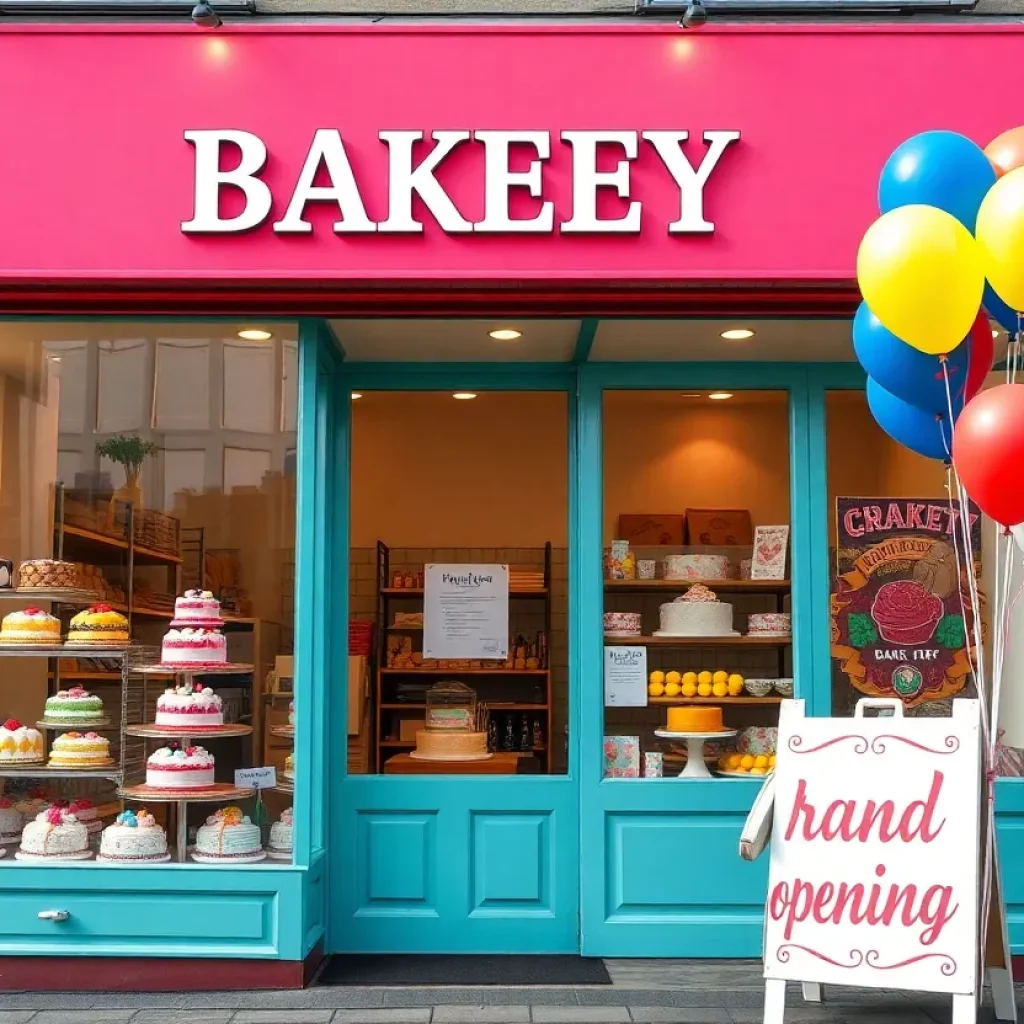 Exterior view of the new Nothing Bundt Cakes location in Asheville.