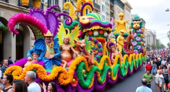Asheville’s Mardi Gras Parade Showcases Community Spirit