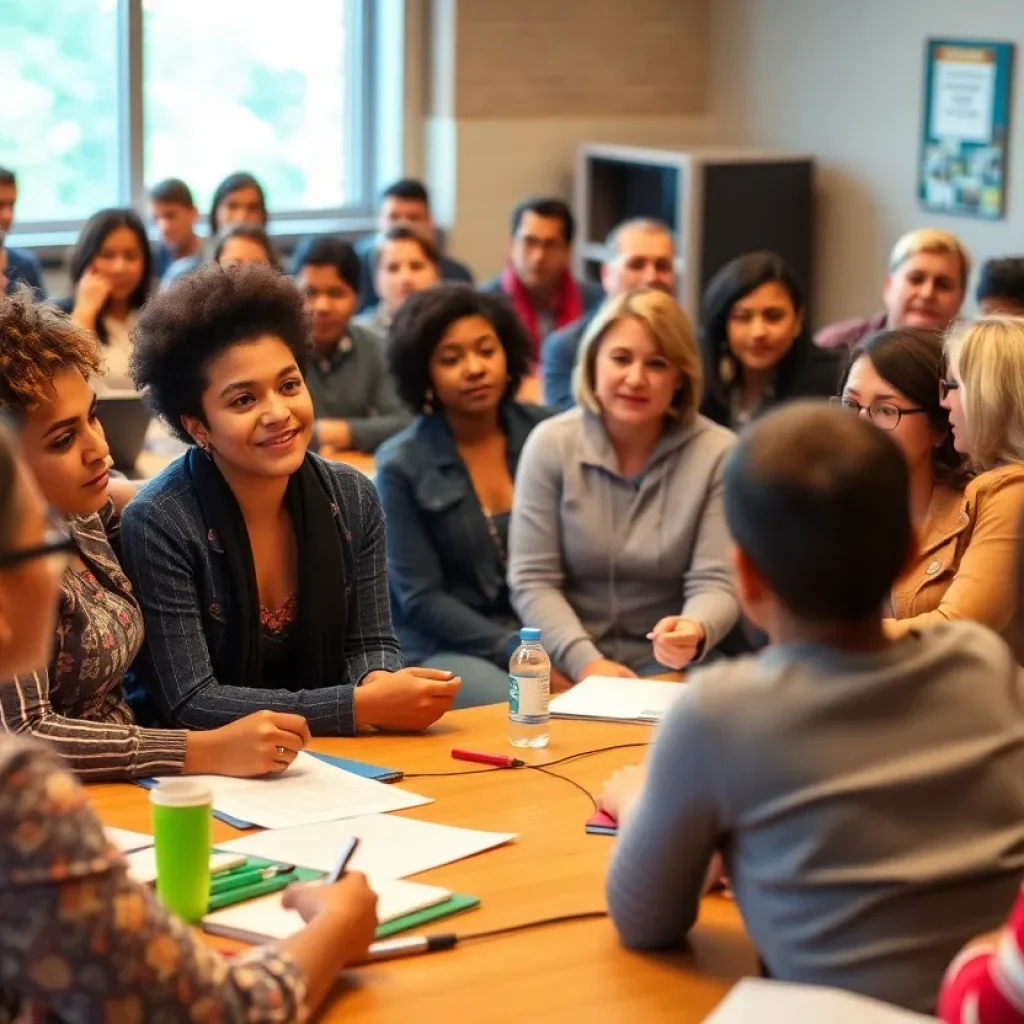 Asheville community volunteers training for Guardian ad Litem program