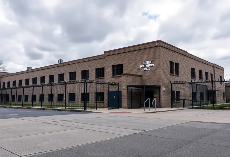 Los Padrinos Juvenile Hall building exterior