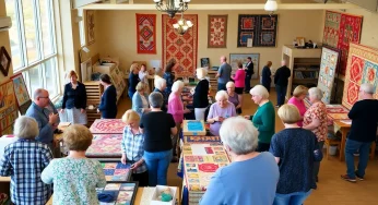 National Quilting Day Celebrated at the Folk Art Center