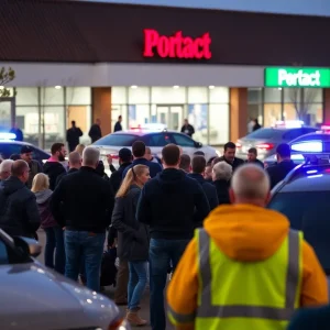 Police responding to a road rage shooting incident in Asheville.