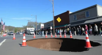 Asheville Sinkhole Disrupts Traffic and Local Businesses