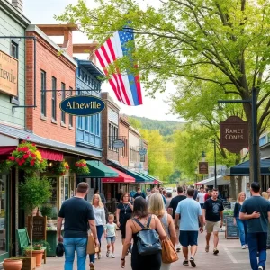 Asheville residents supporting tourism recovery after the storm